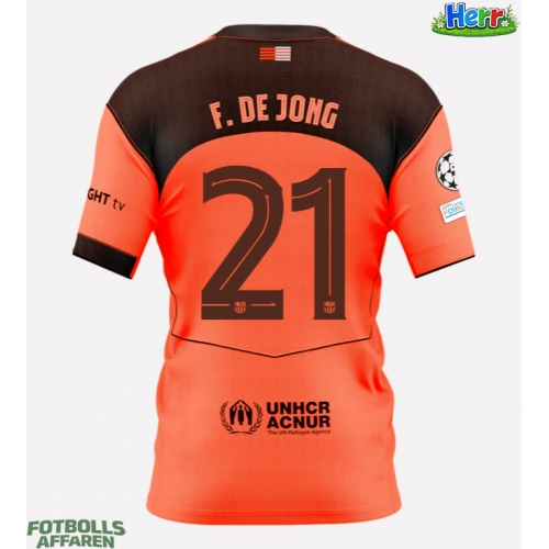 Barcelona Frenkie de Jong #21 Tredje Tröja 2025-26 Kortärmad